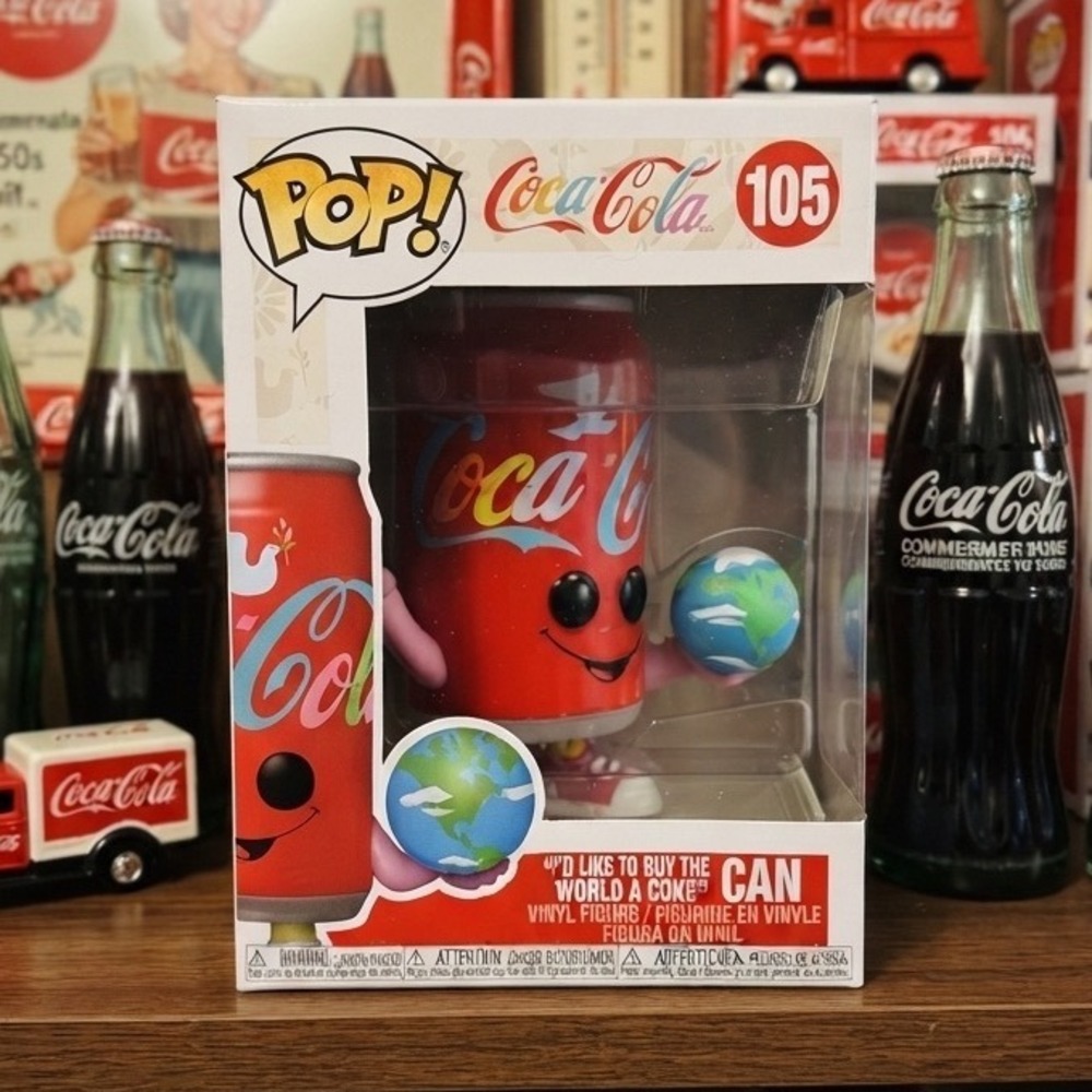 Funko Pop Coca-Cola 105 I'd Like to Buy the World a Coke Can Unity Collection